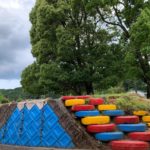 旧園庭には富士山も 旧園庭には富士山も
